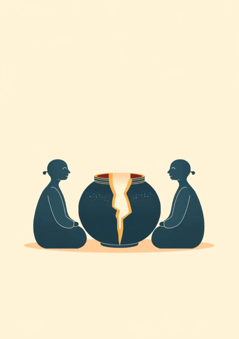 修復的対話を表すイラスト