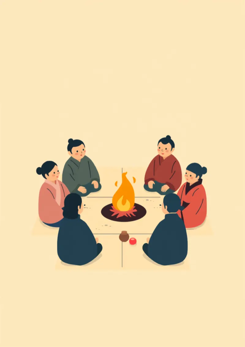 寄合・話し合いを表すイラスト