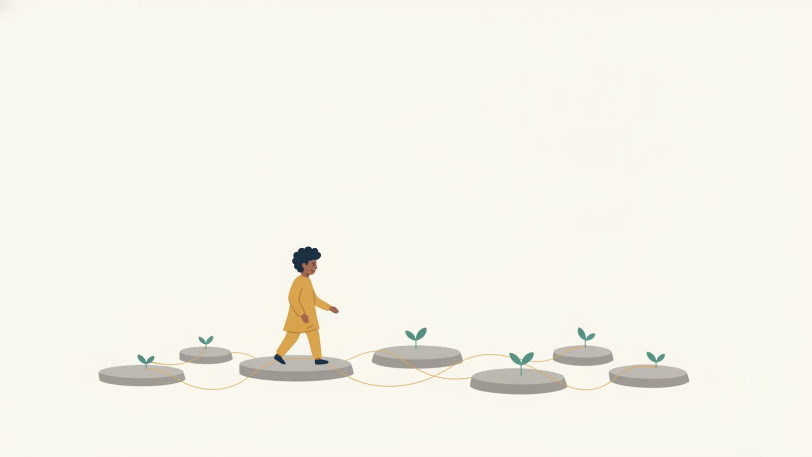 間隔をあける法則(分散学習)を表すイラスト