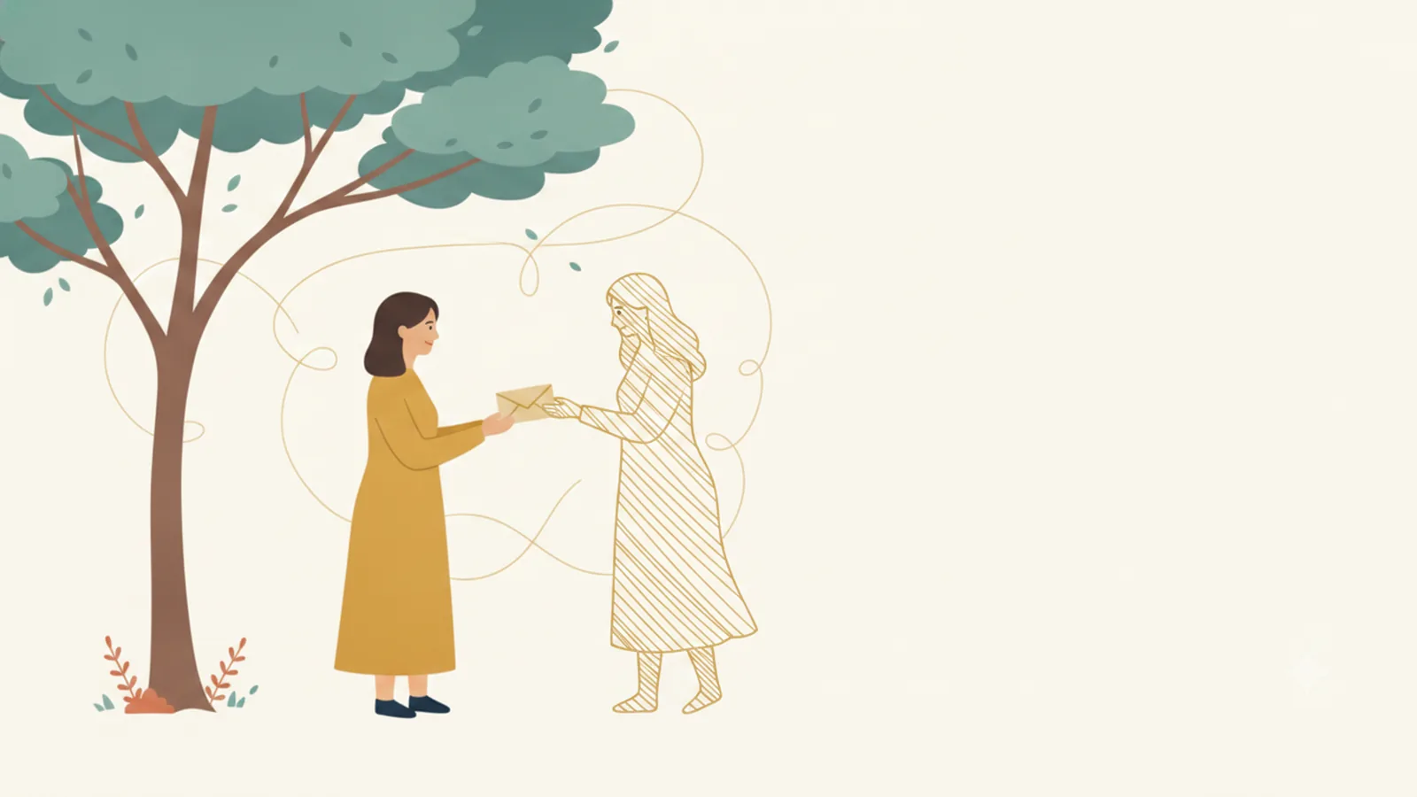 セルフコンパッション・レターを表すイラスト